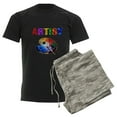 thumbnail image 6 of CafePress - Artist Pajamas - Men's Dark Loose Fit Cotton Pajama Set, 6 of 7