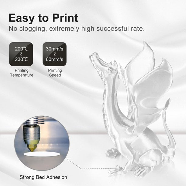SUNLU Silk PLA+ 3D Printer Filament Bundle,1.75mm,1kg(2.2LBS)/ Spool,2KGs Black+1KG Silver