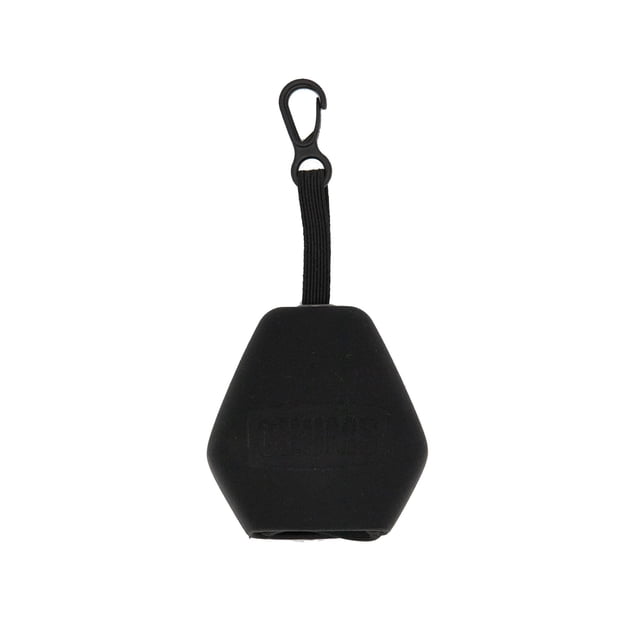 Chums Pouch XL Microfiber Lens Cloth - Portable Lens & Screen Cleaner Cloth Keychain (Black)