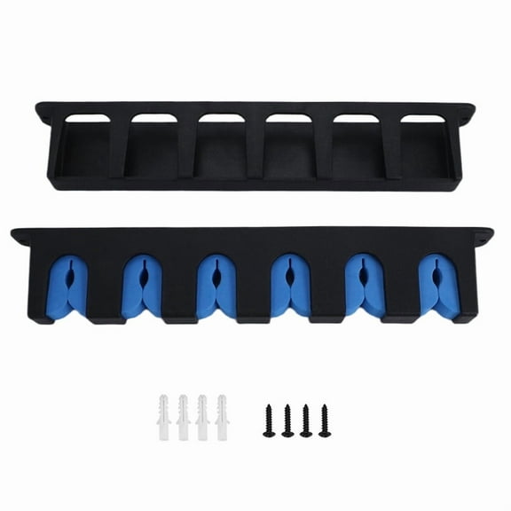 Fishing Pole Holder Wall Mount for Garage Door,Fishing Rod Storage Rack for Boat,Vertical 6-Rod Organizer Racks