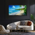 thumbnail image 2 of Beach Wall Art Palm Wall Art Beach Painting Palm Beach Beach Canvas Wall Art Painting For Livingroom Decor Office Bedroom Decoration, 2 of 8