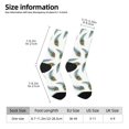 thumbnail image 5 of Yiaed Colorful Grass Print Great elasticity Crew Socks Sports socks for Men and Women, 5 of 5