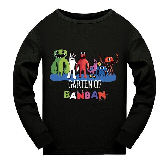 Conjunto de pijama de dibujos animados para niños y niñas, ropa de dormir con diseño de jardín de Banban