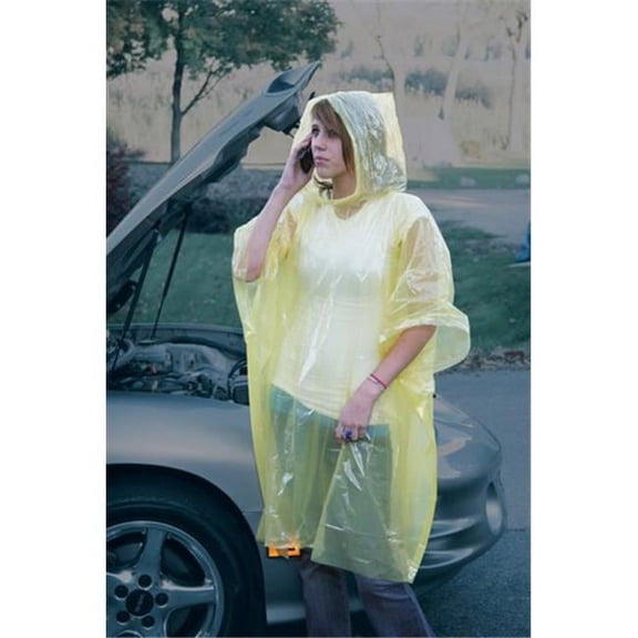 PONCHO-EMERGENCY 50"X80" (Pack of 1)