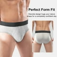 thumbnail image 5 of BATTEWA Mens Incontinence Underwear 2-Pack, 100ML Leak Proof Boxer Brief Underwear for Men (2X-Large, Gray), 5 of 7