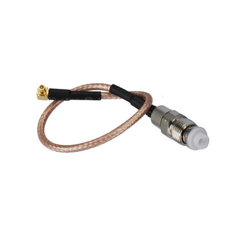 6 Inch Jack - 6 inch Rf Connector Fme Jack to Mmcx Male Right Angle Assembly Extension Coaxial Cable Rg316 15cm for Wireless Antenna