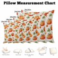 thumbnail image 5 of Throw Pillow Covers, Fall Orange Pumpkins Decorative Throw Pillow Covers 18x18 Inch, Autumn Maple Thanksgiving Retro Country Square Linen Pillow Cases for Couch/Living Room/Sofa, 5 of 9