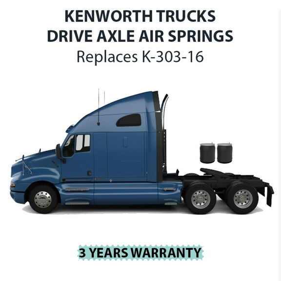 2X MVP Air Springs/ bags Compatible for W01-358-9616/ K-303-16