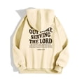 thumbnail image 3 of SIYUDAN Women's Hoodies Sweatshirts Christian Sweatshirt Letter Print Sweatshirt Oversized Pullover Hoodie Winter Clothes For Women Young Women, 3 of 5