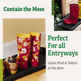 thumbnail image 3 of Gardener's Supply Company Jumbo Boot Tray | Indoor and Outdoor Multi-Purpose Waterproof 100% Recycled Plastic | 43-1/4" L x 21-2/3" W - 2" Deep - Black, 3 of 6