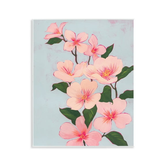 Stupell Industries Cherry Blossoms Vine Botanical & Floral Painting Unframed Art Print Wall Art, 11 x 14