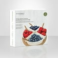 thumbnail image 4 of JS Gourmet - Appetizer Serving Set, Bamboo Tray, Ceramic Bowls and Spoons, 4 of 4