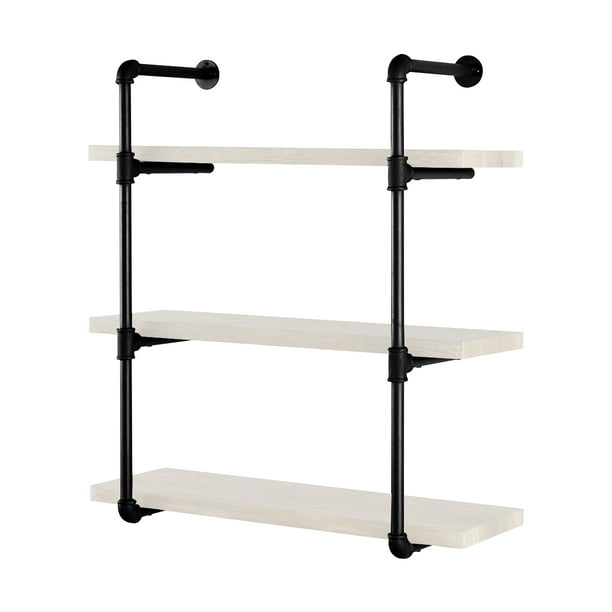 Industrial Vintage Iron Pipe Shelving, Ceiling Mounted Shelves