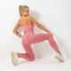 thumbnail image 3 of Traje de Yoga para mujer, Sujetador deportivo, Tops cortos, mallas, conjunto de dos piezas, ropa de gimnasio, Fitness, correr, camisetas realzadoras, pantalones, conjuntos de entrenamiento, 3 of 5