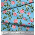 thumbnail image 2 of Soimoi Cotton Duck Fabric Leaves,Floral & Leafbird Bird Decor Fabric Printed Yard 42 Inch Wide, 2 of 3
