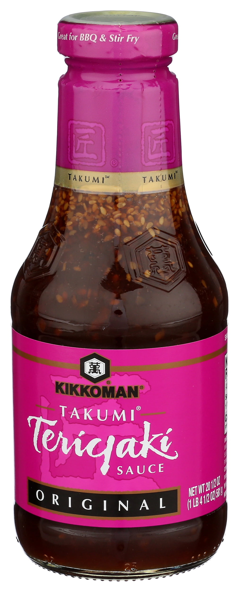 Pack of 6, Kikkoman Takumi Teriyaki Sauce Original, 20.5 oz