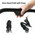thumbnail image 5 of Mamazing Air Lite Travel Stroller, Black，Lightweight Compact One-Hand Fold，6-36m+，1 Count，, 5 of 9