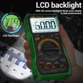 thumbnail image 3 of ANENG ANENG V9 Digital Multimeter with 6000 Counts, 2000V Voltage Measurement, Multi-Functional Electrical Tester for AC/DC Current, Capacitance, Resistance, and Temperature - No Batteries Included,, 3 of 7