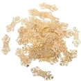 thumbnail image 4 of Dalazy Filigrane Décoratif Métal Accessoires Cheveux DIY 2 Styles Or 50 Pcs 1Set, 4 of 6