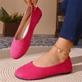 thumbnail image 4 of Flat Shoes for Women 2026 Casual Pointed Toe Slip On Ballet Flats Ballerina Womens Casual Shoes Comfortable Walking Shoes Slip On Shoes Women Business Soft Walking Shoes Comfort Dressy Flats 37, 4 of 6