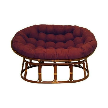 Double Papasan Chair with Microsuede Cushion