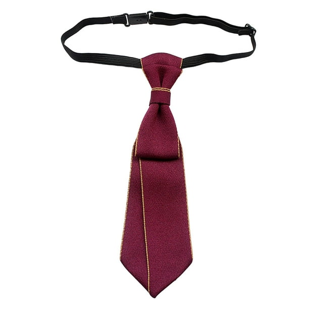 Corbata para hombre, corbata fina preatada para mujer, pajarita ajustable, pajarita para uniforme, traje Esquina roja afilada