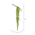 thumbnail image 2 of Vickerman 26" Artificial Green String of Pearls, Set of 3, 2 of 4
