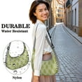 thumbnail image 3 of Geometric Plaid Crossbody Bag for Women Abstract Checkered Pattern Shoulder Bag with Adjustable Strap Compact Corduroy Purse for Commuting or Shopping, 3 of 5