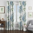 thumbnail image 2 of Coastal Nautical Window Curtain Light Blocking Curtains Beach Ocean-Themed Starfish Seaweed Thermal Insulated Window Drape For Bedroom Living Room Kitchen Hotel 42"W x 84"L (Pack of 2), 2 of 6
