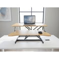 thumbnail image 5 of Jopath 32" Desk Converter,Height Adjustable Standing Desk Converter for Home Office,Dual Monitor and Laptop Workstation with Wide Keyboard Tray,Black+Natural, 5 of 10