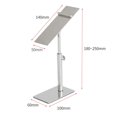 thumbnail image 3 of Xingzhi Shoe Rack Adjustable Height Shoe Display Shoe Holder Shelf Stand Shoe Silver 10x6x18cm 1Set, 3 of 6
