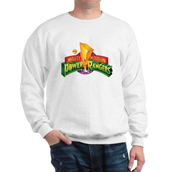 CafePress - Classic Power Rangers Lo - Crew Neck Sweatshirt