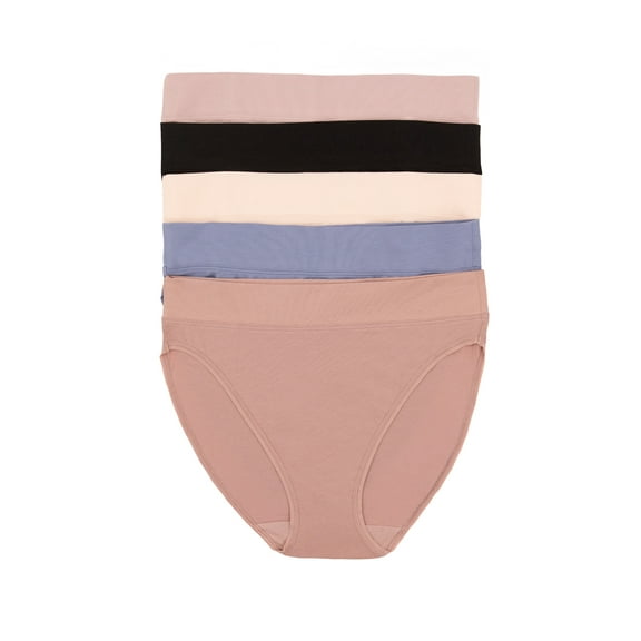 Pima Cotton Hi-Cut Underwear 5-Pack