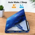 thumbnail image 3 of Fintie Case for iPad (A16) 11th Generation 11 Inch (2025), iPad 10th Generation 10.9 Inch (2022), 360 Degree Rotating Protective Stand Cover with Pencil Holder, Starry Sky, 3 of 10