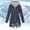 Navy, variant on Rciityk Lightweight Jacket Women Plus Size Zip Up Rain Jackets Fall Casual Waterproof Hooded Raincoat Solid Color Windbreaker Travel Jacket with Pocket