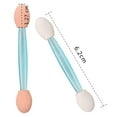 thumbnail image 2 of 100PCS Disposable Dual Sides Eye Shadow Sponge Applicator Eyeshadow Brushes Makeup Brush (Blue), 2 of 7