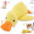 thumbnail image 1 of Juguetes para Perros Actualizados 2026 para Mordedores Agresivos, Nuevos Juguetes de Pato para Perros Grandes, Indestructibles para Perros Grandes, Medianos y Pequeños (Amarillo, M-8.66×9.87 pulg), 1 of 8