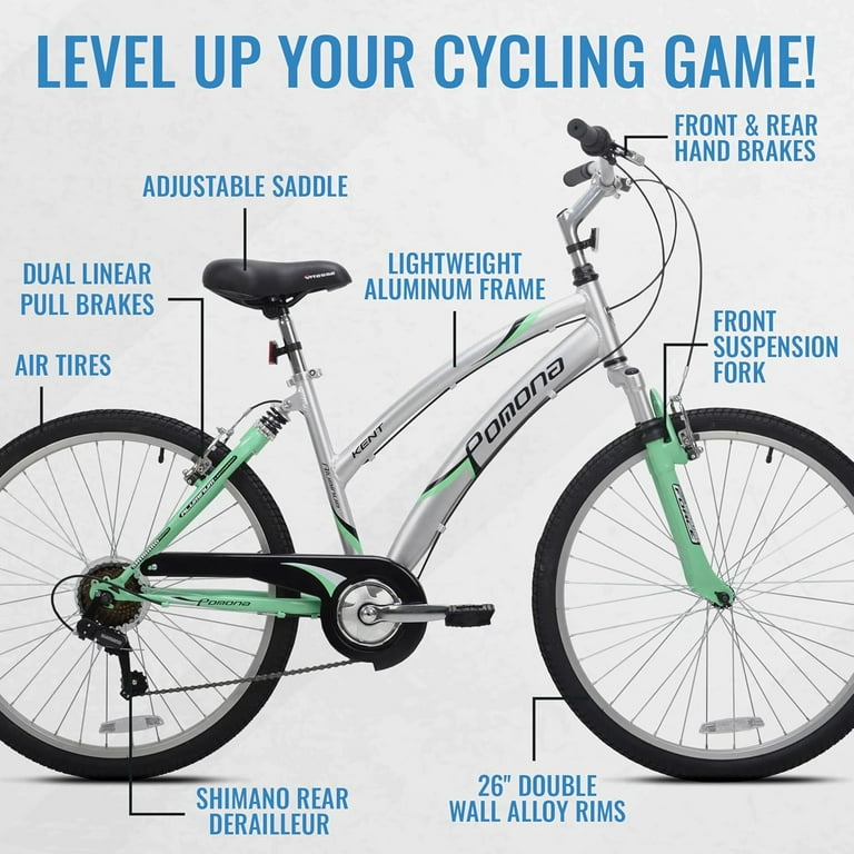 North Woods Pomona Dual Suspension Comfort Bike