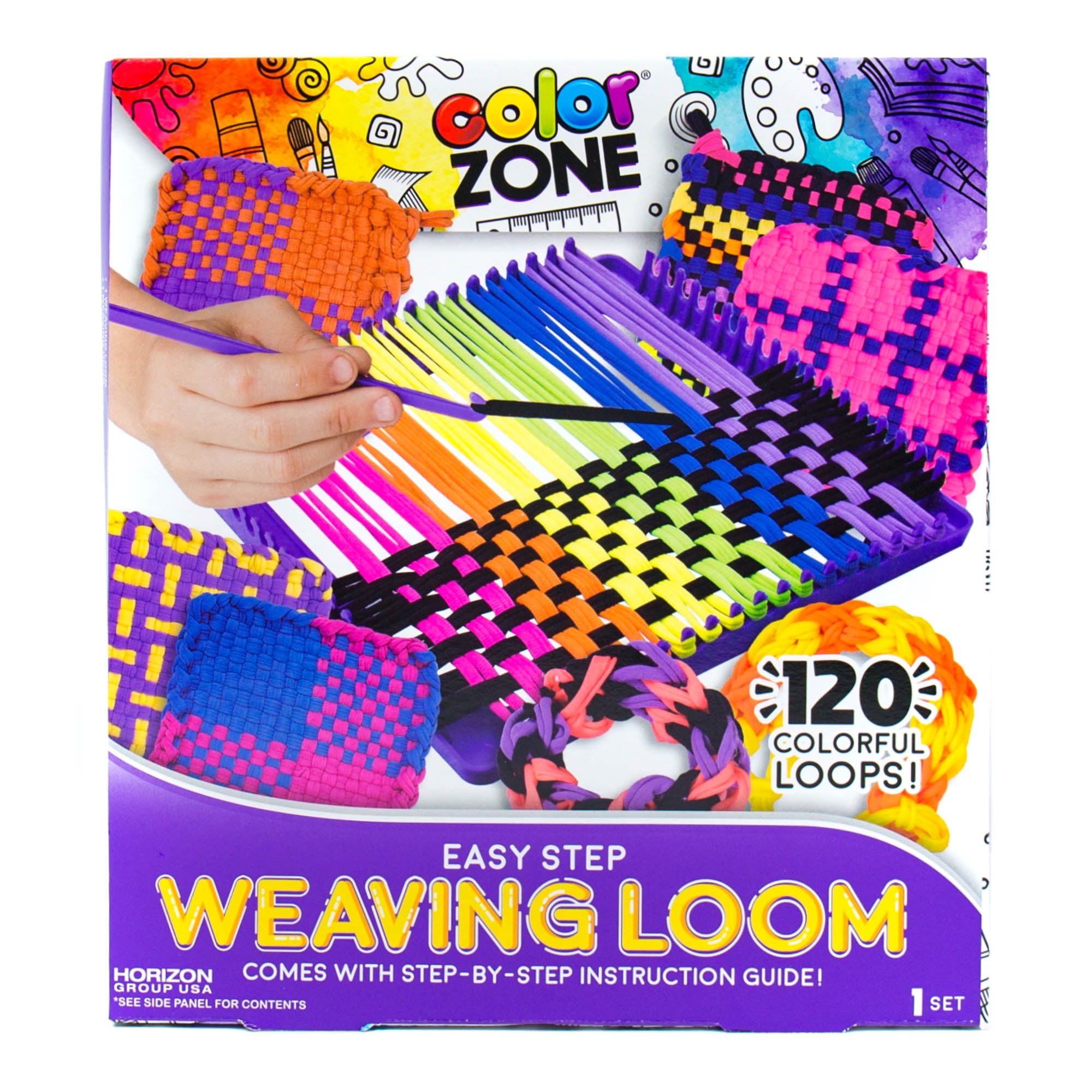 Color Zone Weaving Loom Kit, 12 Pack