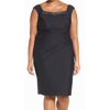 Alex Evenings Womens Plus Embellished Sheath Dress