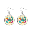 thumbnail image 1 of Celebration Fish Colourful Ocean Ear Dangle Silver Drop Earring Jewelry Woman, 1 of 3