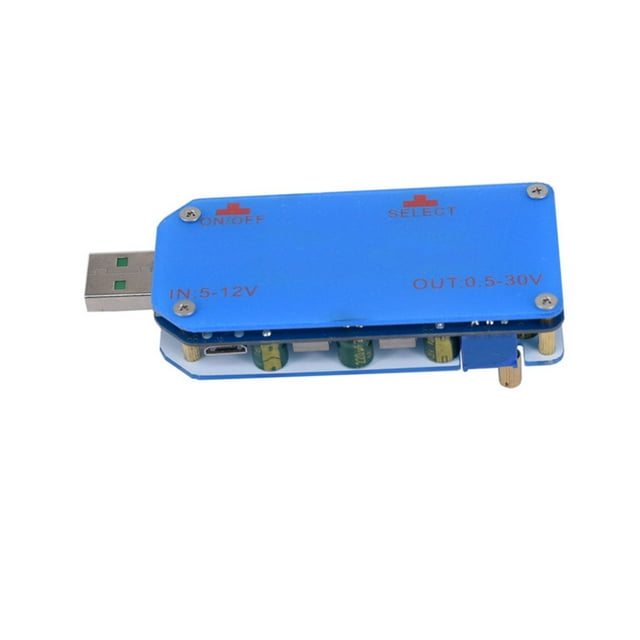Seitruly Módulo de aumento de enrutador perilla giratoria portátil ajustable Digital 5V a 9V/12V/24V USB Boost Board accesorios de herramientas Electrónica miscelánea