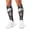White-2, variant on 3D Printed Calf Compression Sleeves, 360 Seamless Leg Sleeves for Running, Cycling & Sports, One Size, Skull Pirate Print