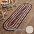 thumbnail image 3 of VHC Brands Jute Rug/Runner 22x78 w/Pad, Jute Area Rug, Accent Rug, Floor Decor, Braided, Connell Collection, Oval 22x78, Country Black, 3 of 5