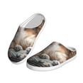 thumbnail image 2 of Wukai Serene Kitten Kingdom Print Women's Indoor Bedroom Slipper Slip On Shoes, Unisex House Shoes with Anti-Skid Sole for Men, Gift for Women Men-13, 2 of 7