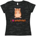 thumbnail image 3 of Inktastic I Love Hamsters Women's T-Shirt, 3 of 5