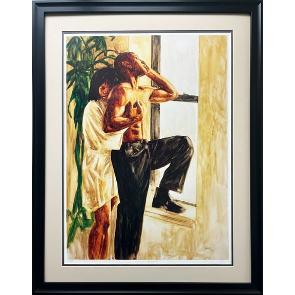 Alonzo Adams "Love Supreme" Hand Signed & # FRAMED Black Art Generic