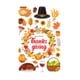 thumbnail image 1 of Bienvenido Acción de Gracias Pavo Etiqueta Calabaza Hoja de Arce Fruta Etiqueta Estática, 1 of 5