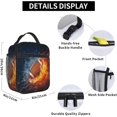 thumbnail image 6 of Ice Fire Football Reusable Lunch Box Insulated LunchBox Cooler Lunch Bag, 6 of 6
