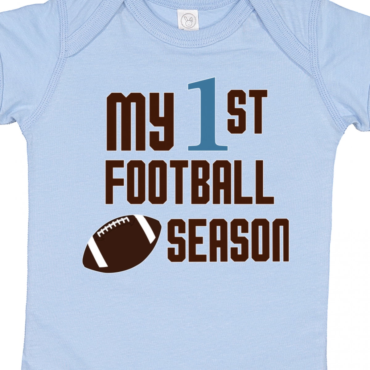 Inktastic My First Football Season Boys or Girls Baby Bodysuit